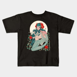 Under the Tahitian Moon Kids T-Shirt